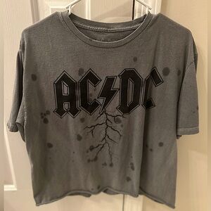 ACDC graphic grey tshirt in size Large